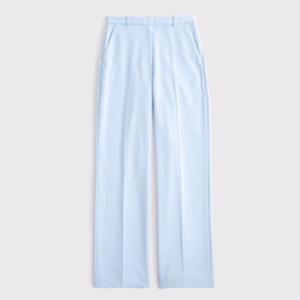 Urban Outfitters wide leg dress pants in light blue